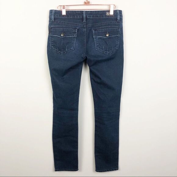 PAIGE | Skyline Skinny Dark Denim Jeans Women’s Size 27 (4) - Picture 4 of 7